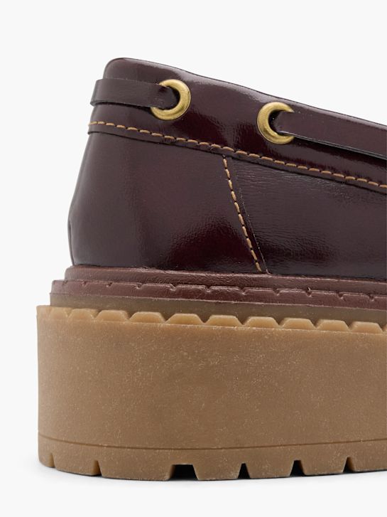 graceland loafer burgundy deichmann