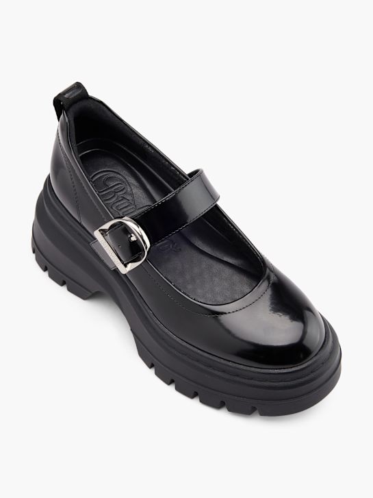 buffalo loafer black deichmann