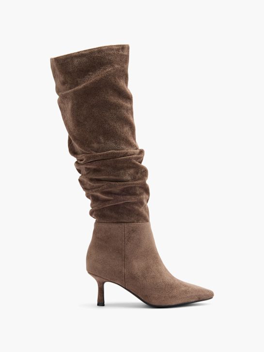 catwalk overknee boot taupe deichmann