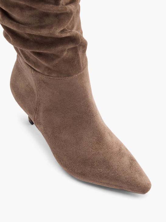 catwalk overknee boot taupe deichmann