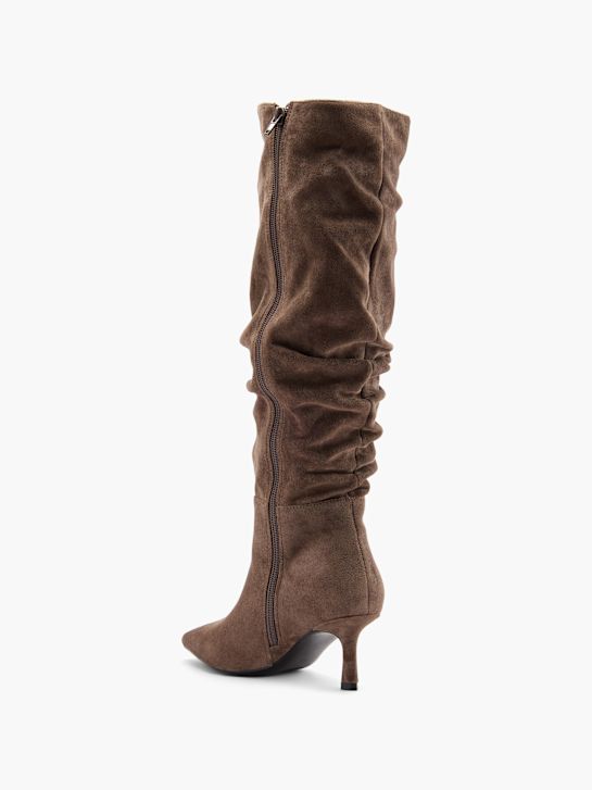 catwalk overknee boot taupe deichmann