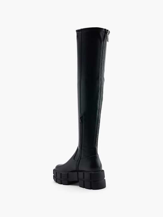 buffalo overknee boot black deichmann