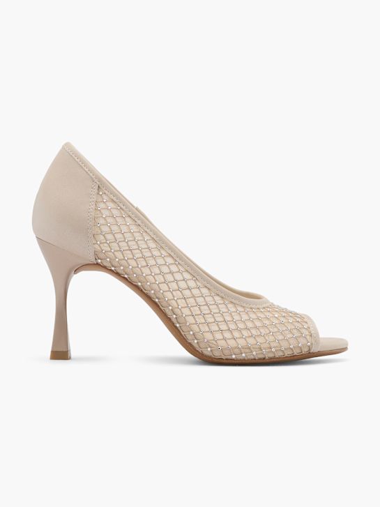 catwalk peep toe heel nude deichmann