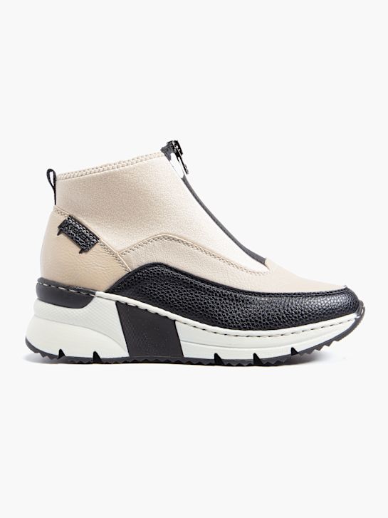 rieker high top trainer cream deichmann