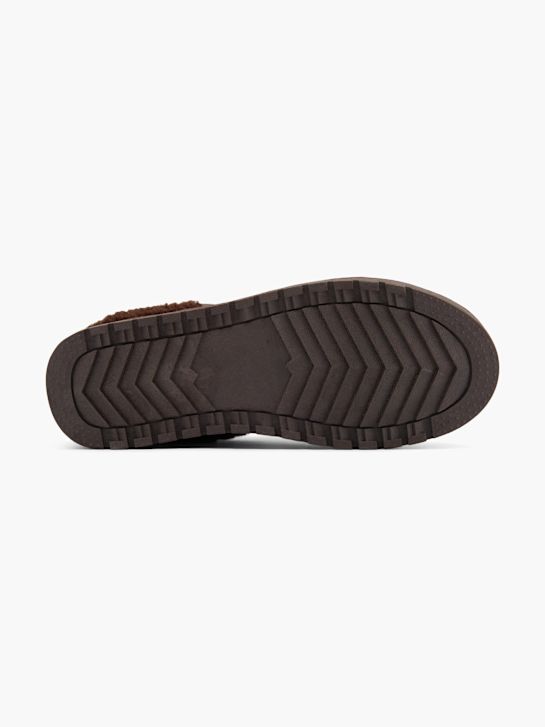 esprit plush slipper brown deichmann