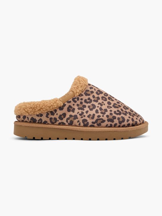 esprit plush slipper cognac deichmann
