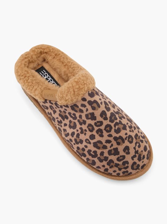 esprit plush slipper cognac deichmann
