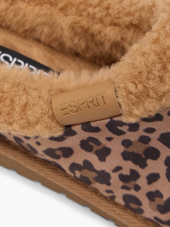 esprit plush slipper cognac deichmann