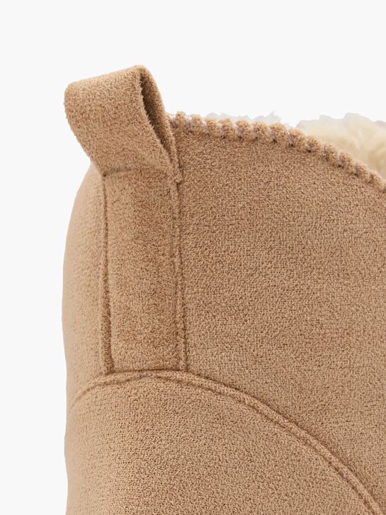 casa mia plush slipper beige deichmann