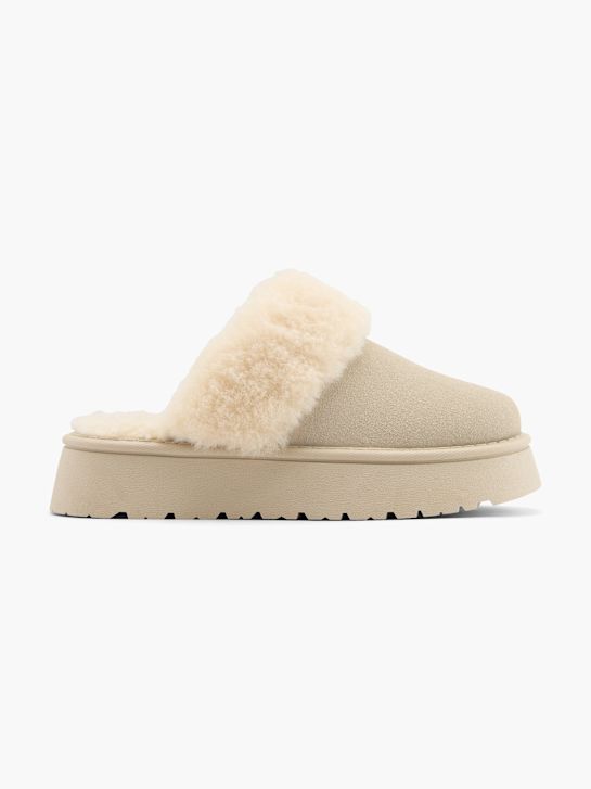 graceland plush slipper cream deichmann