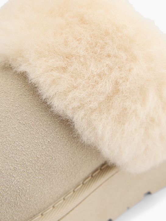 graceland plush slipper cream deichmann