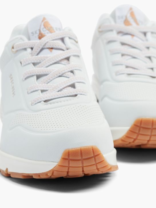 skechers uno - shimmer away slip-on trainer white deichmann