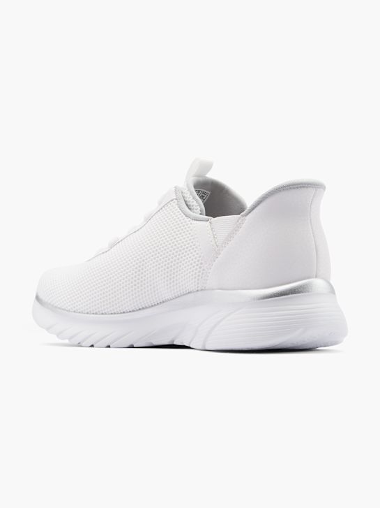 skechers swift fit sole provider slip-on trainer white deichmann