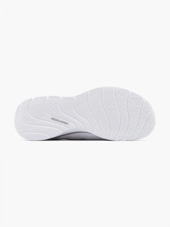 skechers swift fit sole provider slip-on trainer white deichmann