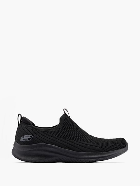 skechers zinergy slip-on trainer black deichmann