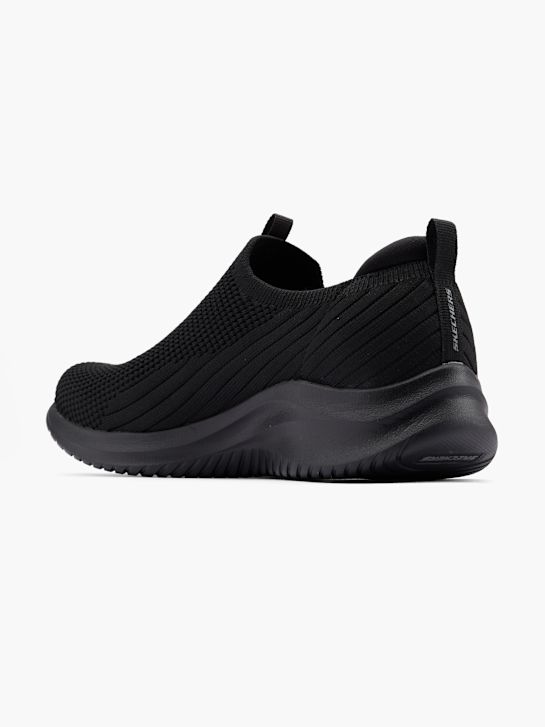 skechers zinergy slip-on trainer black deichmann
