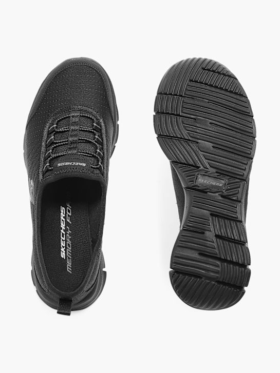 skechers enlivened slip-on trainer black deichmann