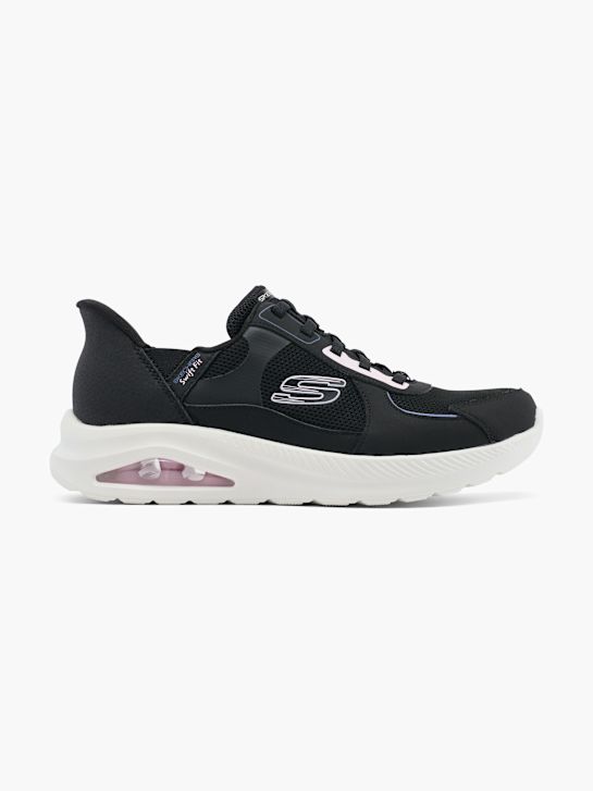skechers centourist air swift fit slip-on trainer black deichmann