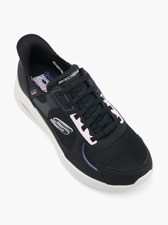skechers centourist air swift fit slip-on trainer black deichmann