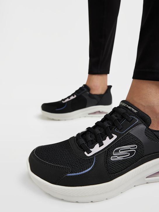 skechers centourist air swift fit slip-on trainer black deichmann