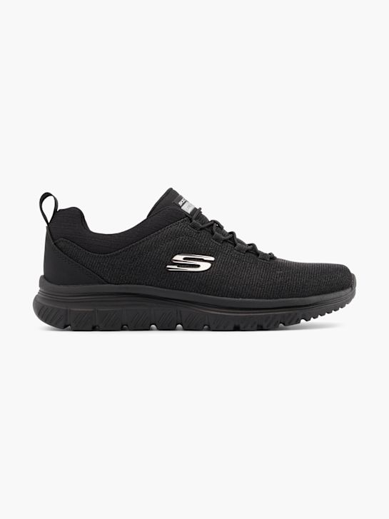skechers graceful 4.0 slip-on trainer black deichmann