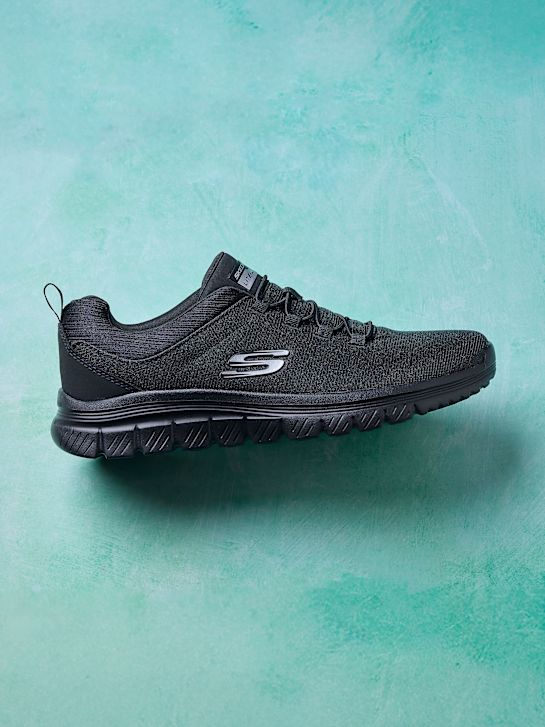 skechers graceful 4.0 slip-on trainer black deichmann