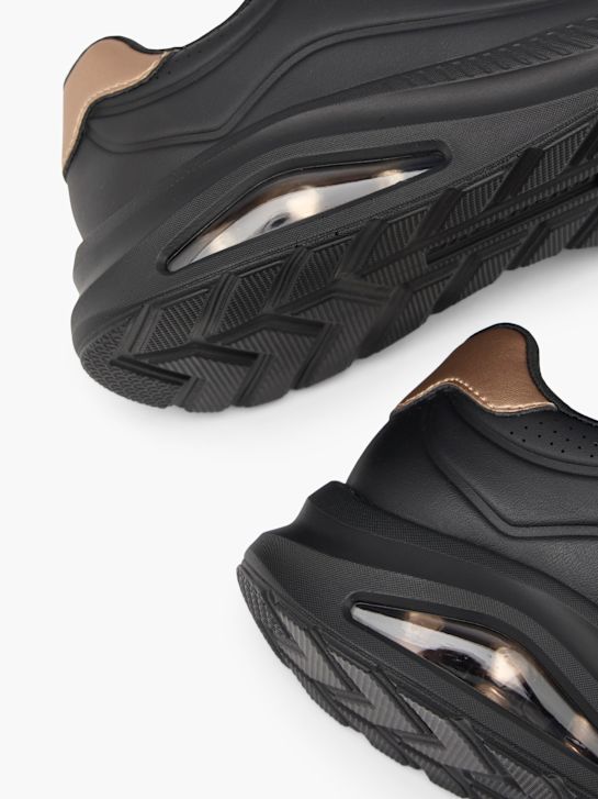 skechers con-air slip-on trainer black deichmann