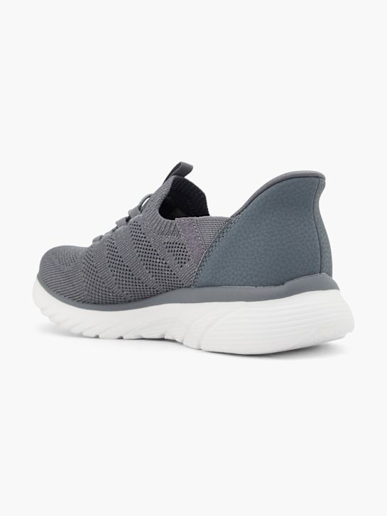 skechers swift fit sole provider slip-on trainer grey deichmann