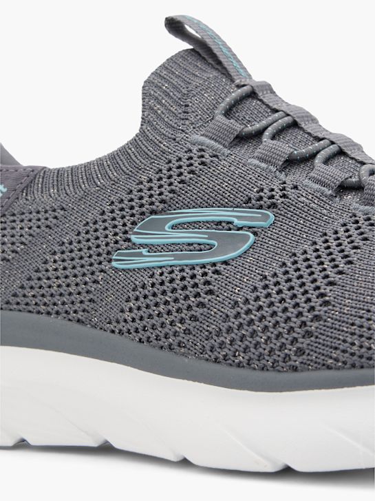 skechers swift fit sole provider slip-on trainer grey deichmann