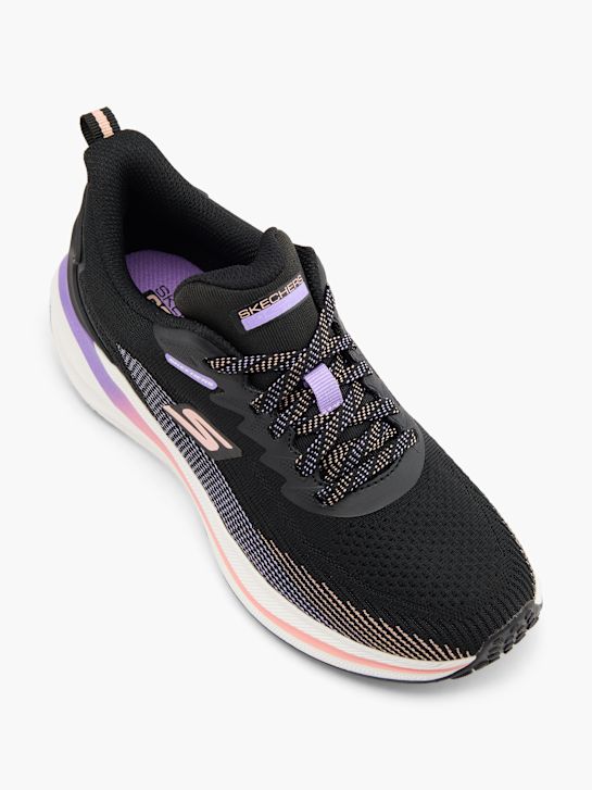 skechers transpire slip-on trainer black deichmann