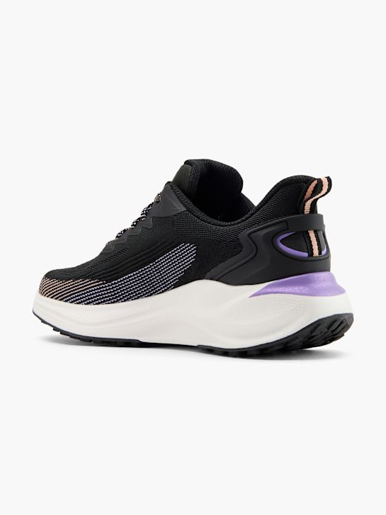 skechers transpire slip-on trainer black deichmann