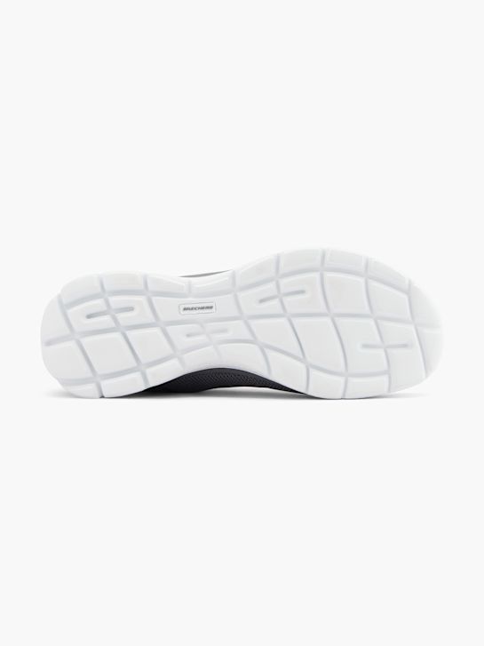 skechers pure genius - optimistic mix slip-on trainer grey deichmann