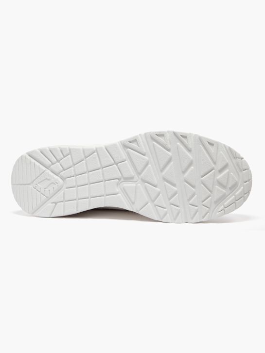 skechers uno wedge chunky trainer white deichmann