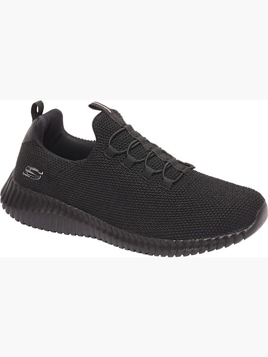 skechers ultra flex slip-on trainer black deichmann