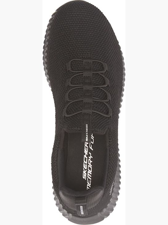 skechers ultra flex slip-on trainer black deichmann