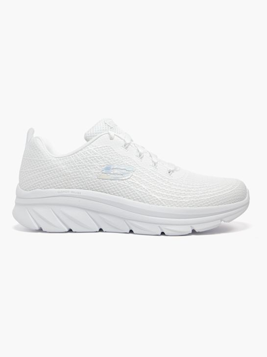 skechers cushion walker trainer white deichmann