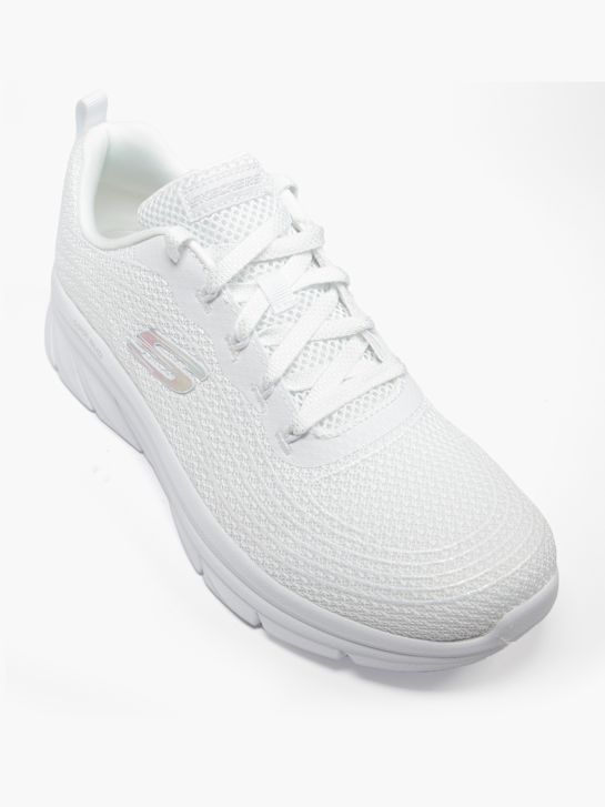 skechers cushion walker trainer white deichmann