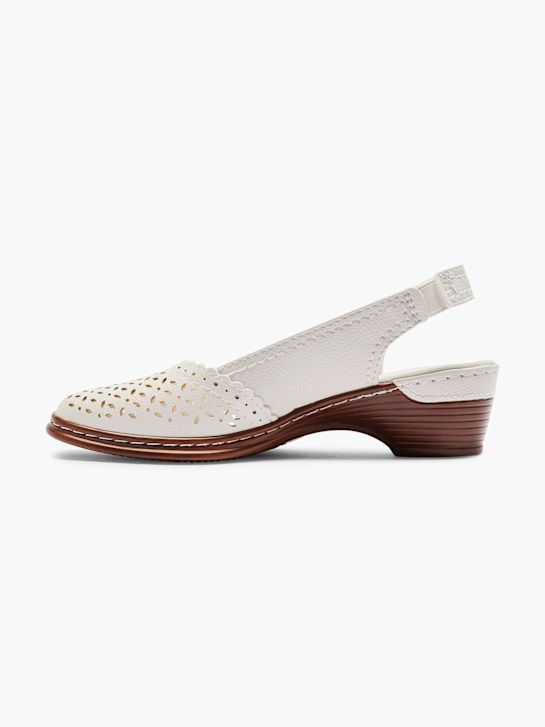 easy street slingback heel white deichmann