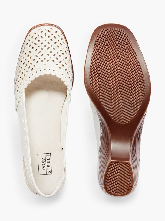 easy street slingback heel white deichmann