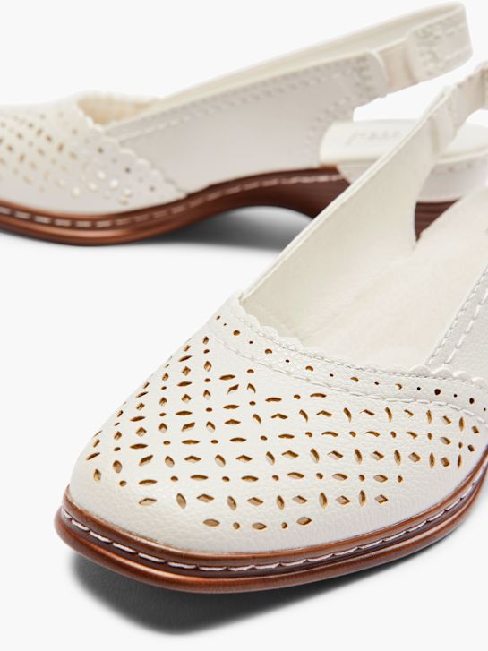 easy street slingback heel white deichmann