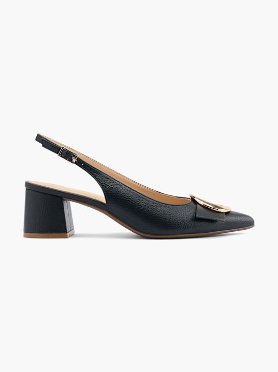 catwalk slingback heel black deichmann