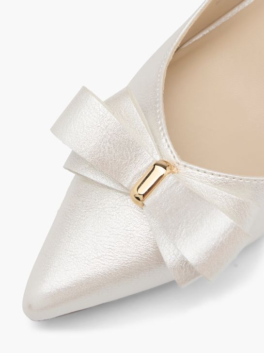 catwalk slingback heel white deichmann
