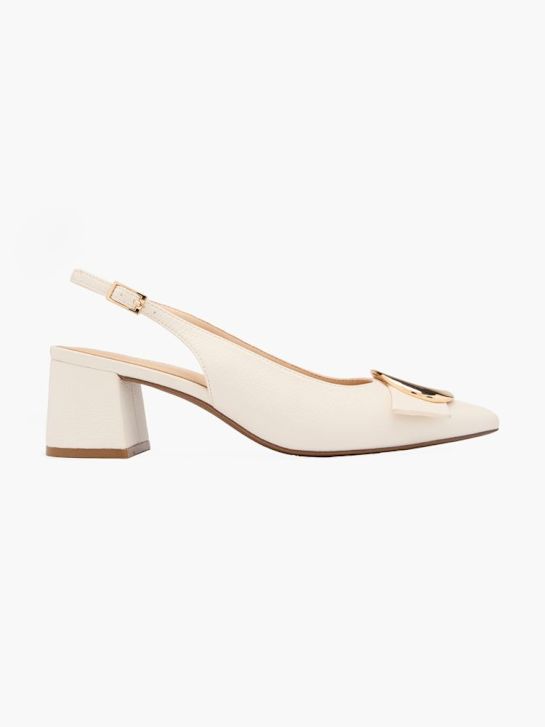 catwalk slingback heel beige deichmann