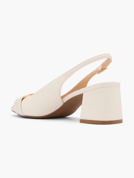 catwalk slingback heel beige deichmann