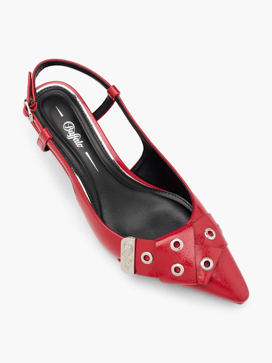 buffalo slingback heel red deichmann