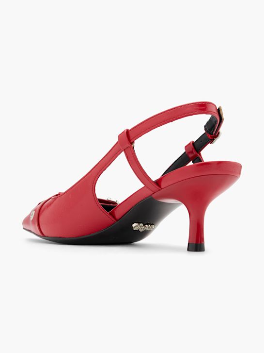 buffalo slingback heel red deichmann