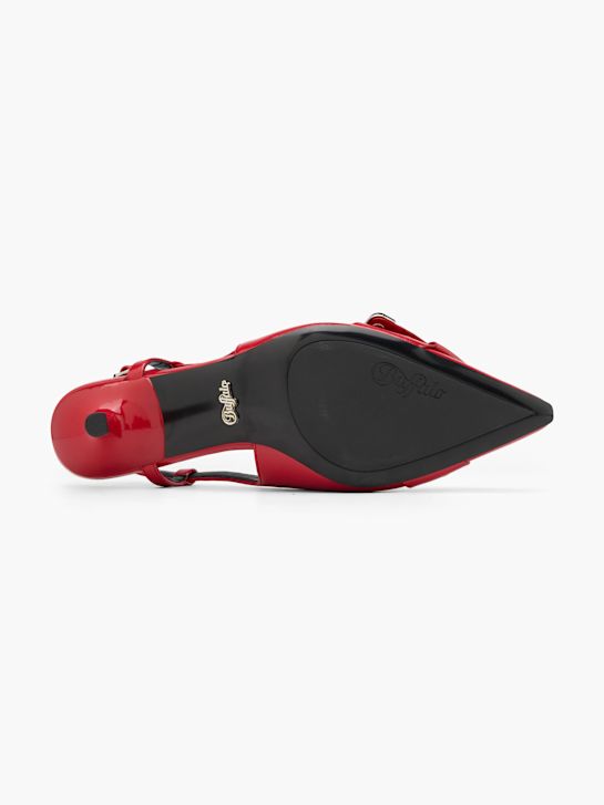 buffalo slingback heel red deichmann