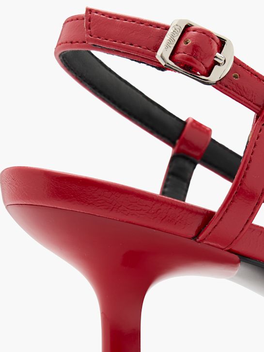 buffalo slingback heel red deichmann