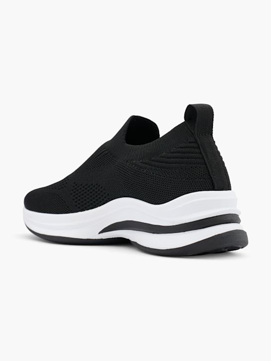 graceland slip-on trainer black deichmann