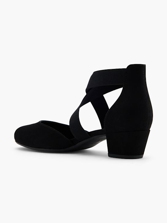 easy street strapped heel black deichmann